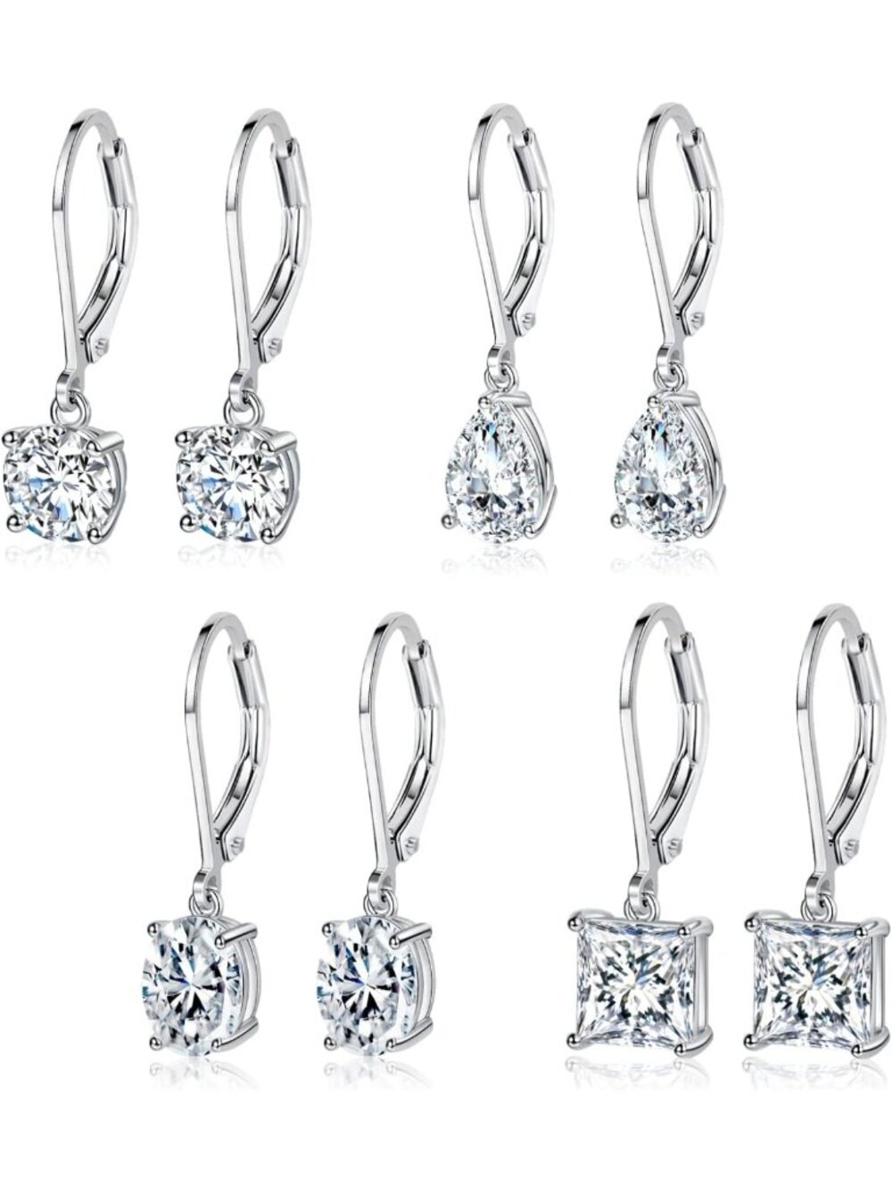 Elegant 18K Gold Plated Dangle Drop Earrings - Stylish Women's Jewelry Accessory